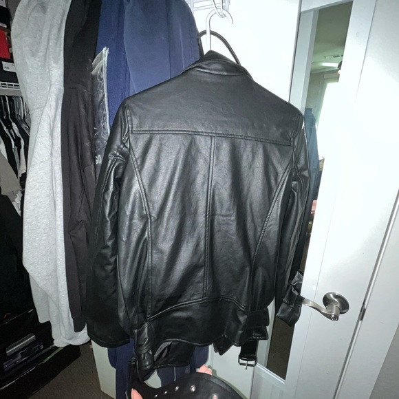 Black PLT leather jacket - Picture 3 of 5